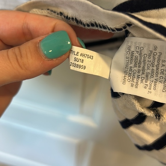 J Crew Factory Ruffle Sleeve Striped Career Dress - Picture 6 of 9